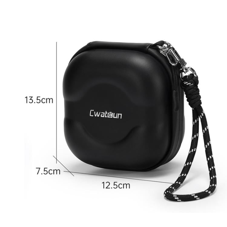 Cwatcun D164 Small Filter Organizer Camera Lens Digital Protection Bag(Black) - Soft Bag by Cwatcun | Online Shopping UK | buy2fix