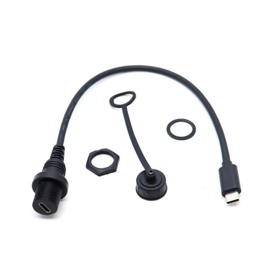 Type-C 3.0 0.3m Male To Female Extension Cable Car Waterproof Wire by buy2fix