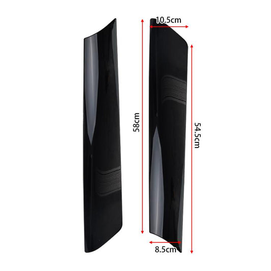 1pair For BMW Mini COOPER Front Windshield Trim Modification Accessories(黑色) - Decorative Strip by buy2fix | Online Shopping UK | buy2fix