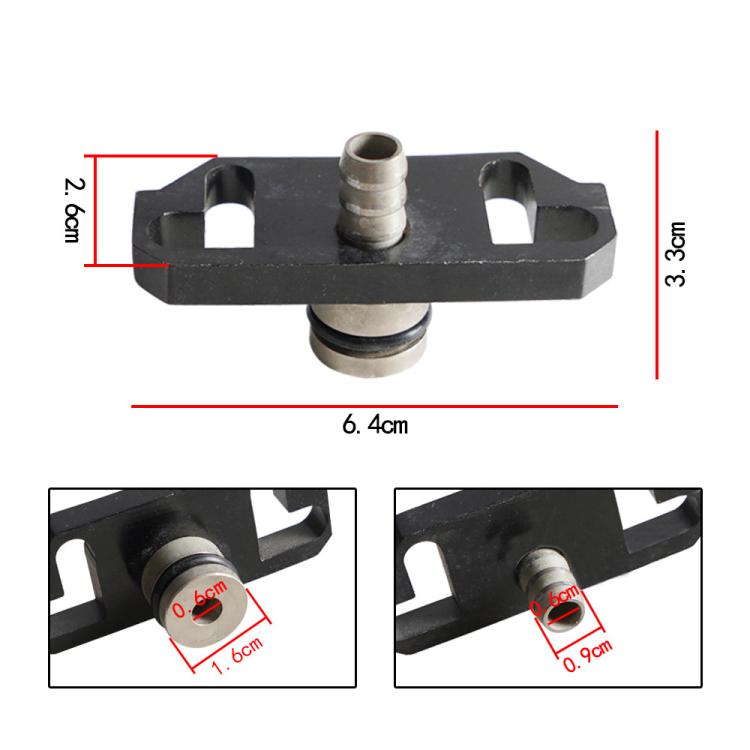 For Mitsubishi Car Modified Fuel Regulator Adapter(Black) - Ignition System by buy2fix | Online Shopping UK | buy2fix
