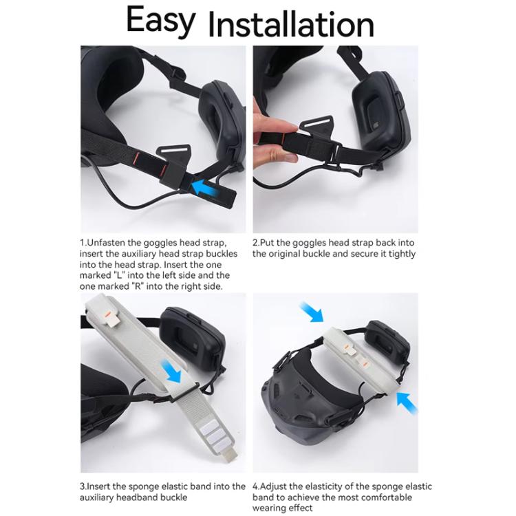 For DJI N3 Breathable Pressure Relief Comfortable Headband(Upgrade Model) - VR Accessories by buy2fix | Online Shopping UK | buy2fix