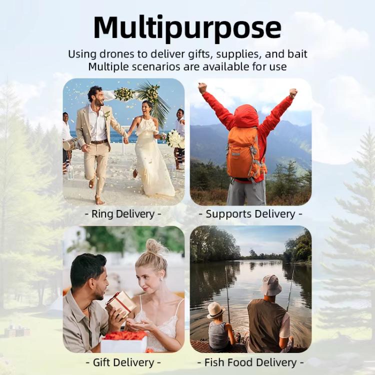 For DJI Air 3S RCSTQ Drone Air Thrower Transport Device(Thrower+Binding Line) - Other by RCSTQ | Online Shopping UK | buy2fix