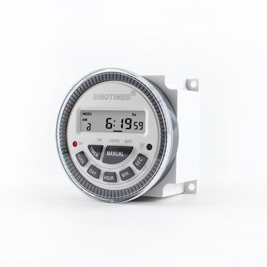 SINOTIMER TM-619sH-2 220VAC 10A Digital 7-Day Timer Switch Second Control Timer - Switch by SINOTIMER | Online Shopping UK | buy2fix