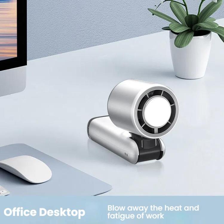 100-gear High Speed Handheld Fan Mini USB Rechargeable Foldable Portable Turbo Small Fan With Cooling(Pink) - Electric Fans by buy2fix | Online Shopping UK | buy2fix