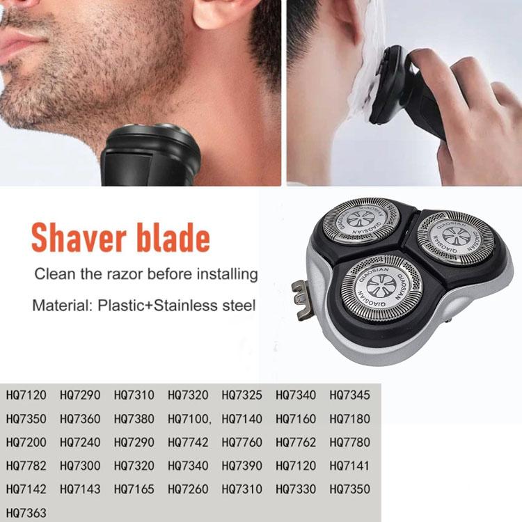 HQ7310 Blade Head for Philips Shaver HQ7360 HQ7340 7390 HQ8 Accessories(White) - Shavers Parts by buy2fix | Online Shopping UK | buy2fix