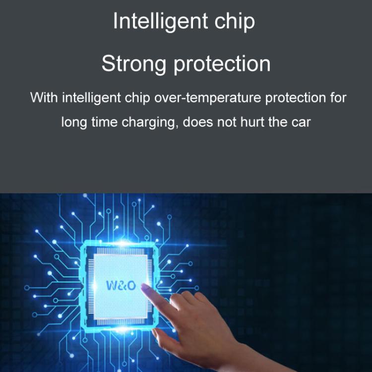 A1 Car 4 In 1 Digital Fast Charger With Retractable Cable(White) - Car Charger by buy2fix | Online Shopping UK | buy2fix