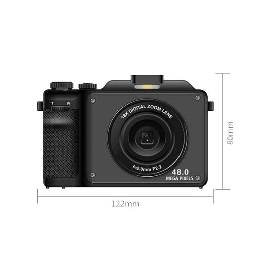 FSD-X9 3.0-Inch 4K HD 18X Zoom Selfie WIFI Electronic Image Stabilization Digital Camera(Black) - Children Cameras by buy2fix | Online Shopping UK | buy2fix