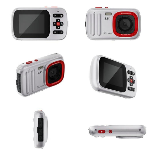 72 MP HD Digital Camera 2.4 Inch MP3 Listening Photo Video 16x Zoom DV(Black) - Video Cameras by buy2fix | Online Shopping UK | buy2fix