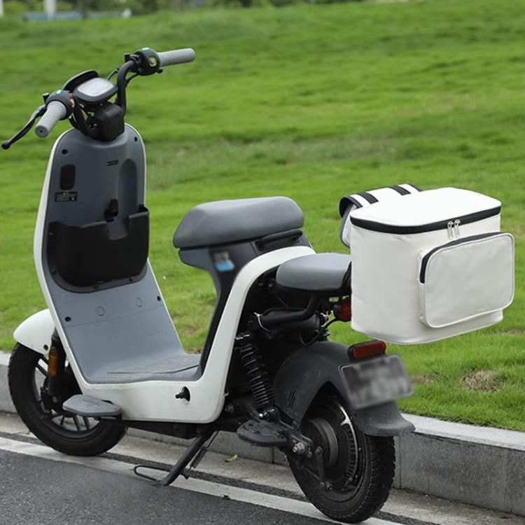 Electrical Motorcycle Waterproof Rear Backrest Hanging Bag Large Capacity Helmet Storage Bag(White) - Bags & Luggages by buy2fix | Online Shopping UK | buy2fix