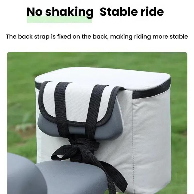 Electrical Motorcycle Waterproof Rear Backrest Hanging Bag Large Capacity Helmet Storage Bag(Black) - Bags & Luggages by buy2fix | Online Shopping UK | buy2fix