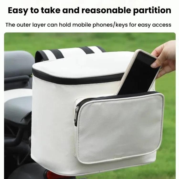 Electrical Motorcycle Waterproof Rear Backrest Hanging Bag Large Capacity Helmet Storage Bag(Black) - Bags & Luggages by buy2fix | Online Shopping UK | buy2fix