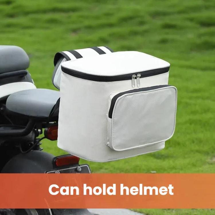 Electrical Motorcycle Waterproof Rear Backrest Hanging Bag Large Capacity Helmet Storage Bag(Black) - Bags & Luggages by buy2fix | Online Shopping UK | buy2fix
