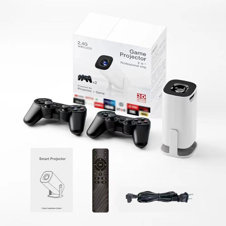 P30 Game Projector Android 11 System With Wireless Gaming Controller 720P Home Theater(UK Plug) - Mini Projector by buy2fix | Online Shopping UK | buy2fix