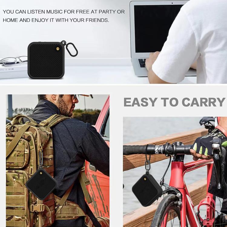 For Marshall Willen Speaker Silicone Cover Protective Case(Silver Gray) - Protective Case by buy2fix | Online Shopping UK | buy2fix