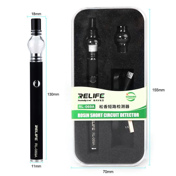 RELIFE Cell Phone Repair Rosin Fogging Pen Motherboard Short Circuit Detection No Soldering Iron Flux Fogging(Black) - Others by RELIFE | Online Shopping UK | buy2fix