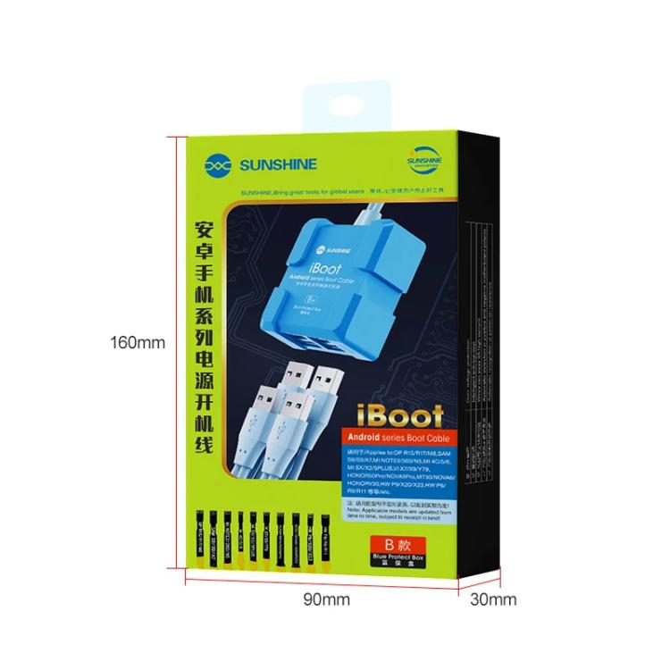 SUNSHINE iBoot B For Android 5V Power Cable Mobile Phone Repair Tool Battery Power Test Boot Cable - Test Tools by SUNSHINE | Online Shopping UK | buy2fix