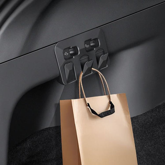For Tesla Model Y Car Hidden Trunk Modification Button Folding Hook(Black) - Auto Fastener & Clips by buy2fix | Online Shopping UK | buy2fix