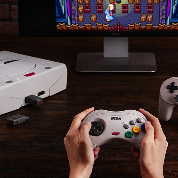 For Saturn 8BitDo Bluetooth Receiver Game Console PC Universal Wireless Joystick Adapter - Adapter by 8BitDo | Online Shopping UK | buy2fix
