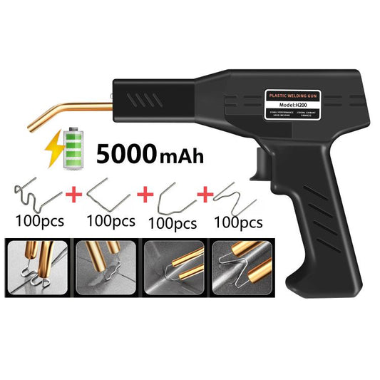 Rechargeable Car Bumper Plastic Repair Welding Machine, Specification: Black+400 Welding Nails - Hand Tool Sets by buy2fix | Online Shopping UK | buy2fix
