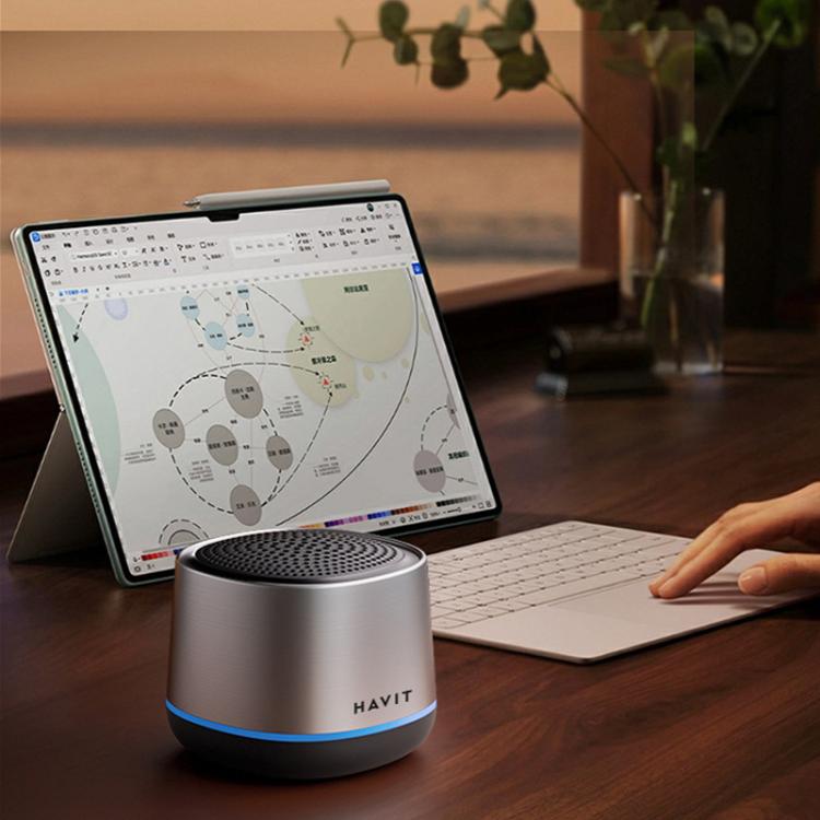 Havit M8 Mini TWS Wireless Bluetooth Speaker Home Subwoofer(White) - Mini Speaker by Havit | Online Shopping UK | buy2fix