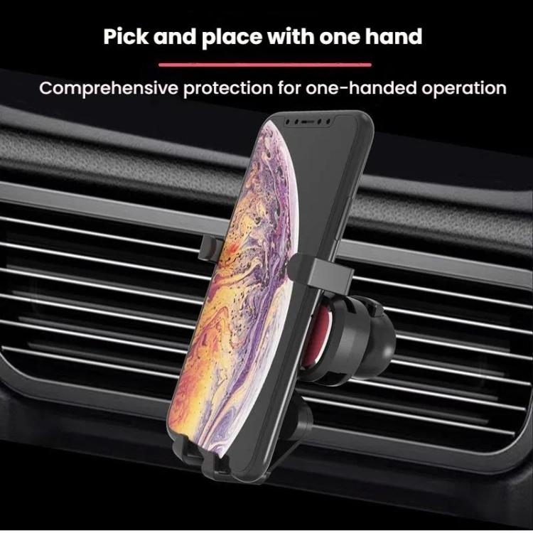 Car Air Conditioning Outlet Aromatherapy Gravity Mobile Phone Holder(Gold) - Universal Car Holders by buy2fix | Online Shopping UK | buy2fix