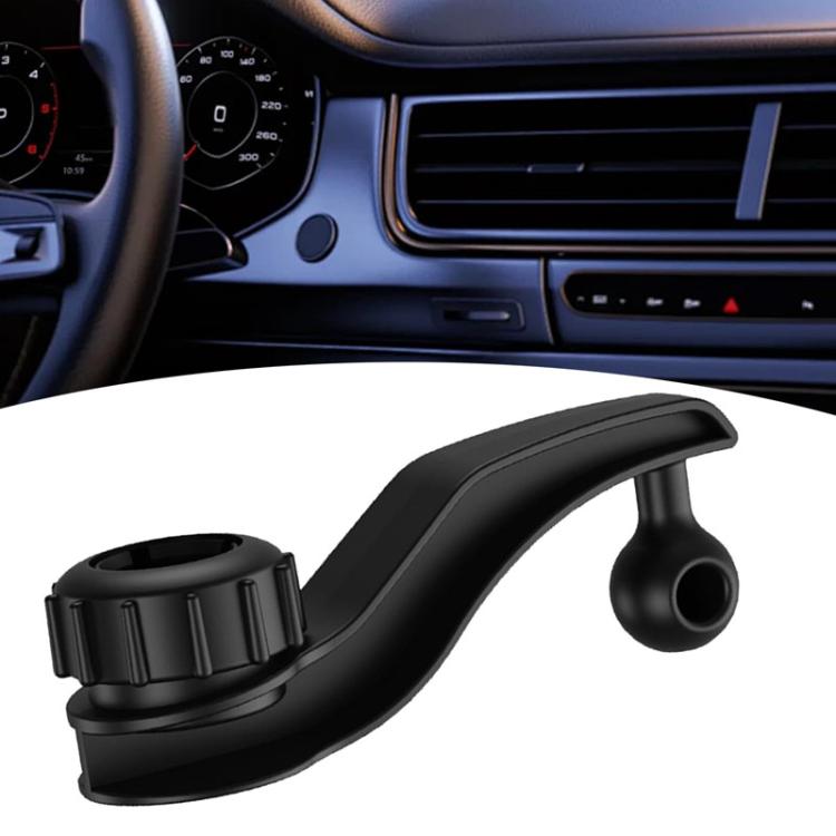Car Phone Holder Extension Rod Vehicle Air Vent Clip Phone Accessories(Black) - Universal Car Holders by buy2fix | Online Shopping UK | buy2fix