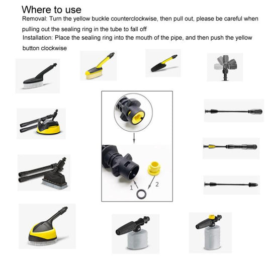 37pcs / Set For Karcher K2 / K3 / K4 / K5 / K6 / K7 High Pressure Washer Seal O-Ring - For Karcher Accessories by buy2fix | Online Shopping UK | buy2fix
