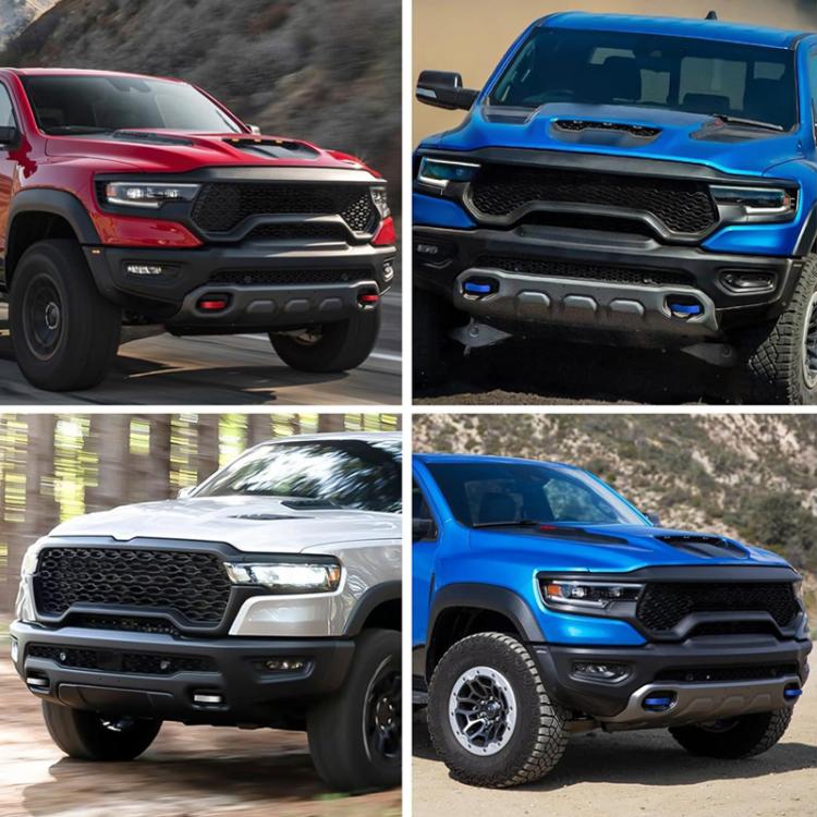 For Dodge RAM 1500 Car Trailer Front Hook Cover(Red) - Towing Bars by buy2fix | Online Shopping UK | buy2fix