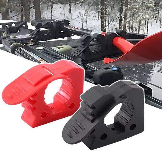 2pcs Outdoor Quick-Release Rubber Clamp Shovel Fixing Clip For Off-road Vehicle Luggage Rack Mounting Buckle(Red) - Marine Accessories & Parts by buy2fix | Online Shopping UK | buy2fix