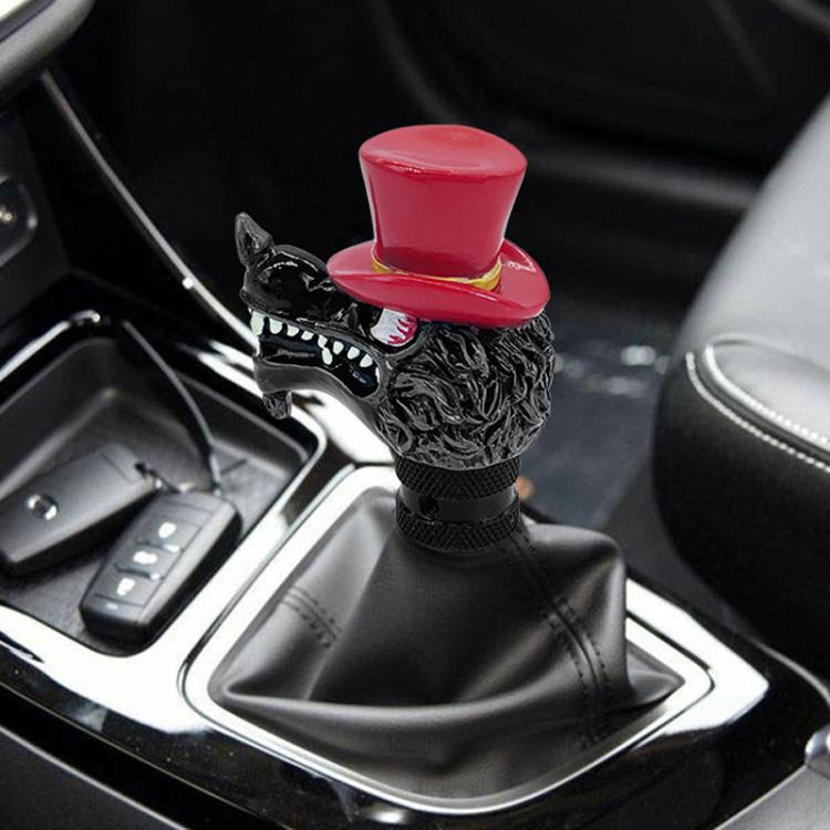 Wolf Head Detachable Car Manual Gear Lever Modification(Green) - Shift Knob by buy2fix | Online Shopping UK | buy2fix