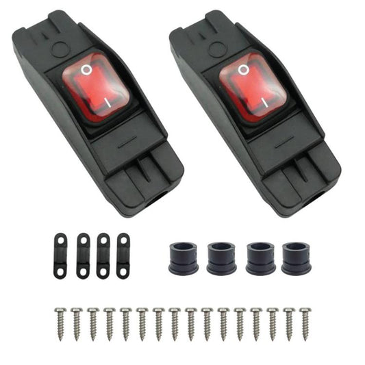 Waterproof Screw-type Wiring High-power High-temperature Resistant Switch(Red 220V) - Car Switches by buy2fix | Online Shopping UK | buy2fix