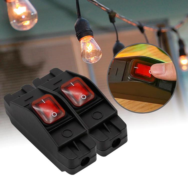 Waterproof Screw-type Wiring High-power High-temperature Resistant Switch(Red 12-24V) - Car Switches by buy2fix | Online Shopping UK | buy2fix