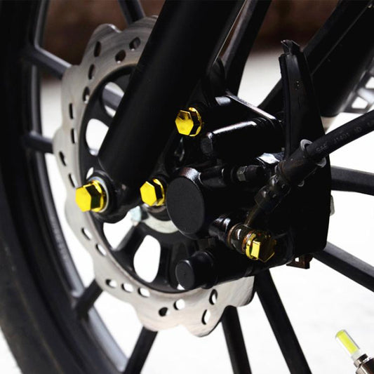 Motorcycle Modification Parts Screw Cap Decorative Parts Scooter Engine Screw Nut Cap Cover(Orange) - Ornamental Parts by buy2fix | Online Shopping UK | buy2fix