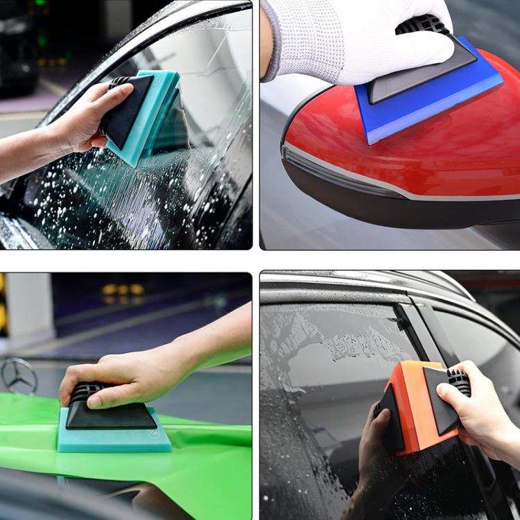 Car Film Scraper Auto Window Tinting Tool Solar Film Car Clothes Wiper Rubber Silicone Soft Wiper(Orange) - Sticker Tools by buy2fix | Online Shopping UK | buy2fix