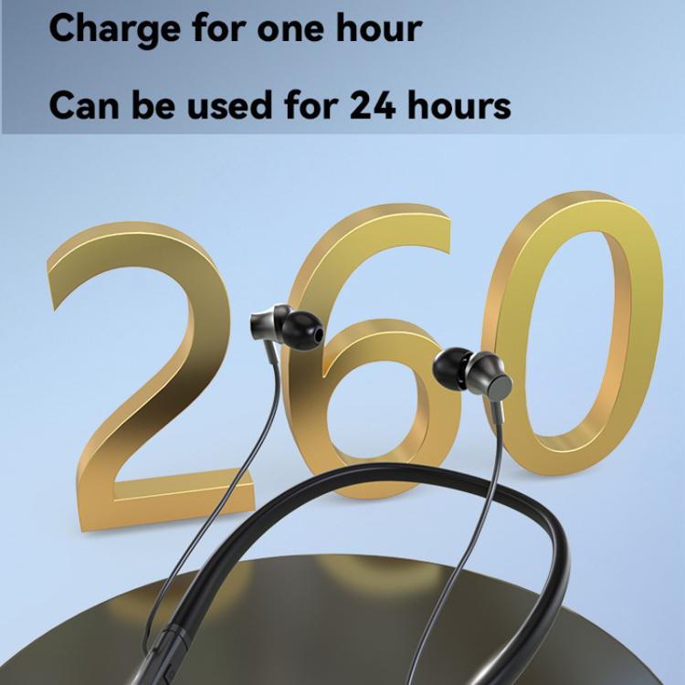 Neck-hanging 16-channel Bluetooth Hearing Aid Rechargeable Sound Amplifier for The Elderly(Black) - Hearing Aids by buy2fix | Online Shopping UK | buy2fix