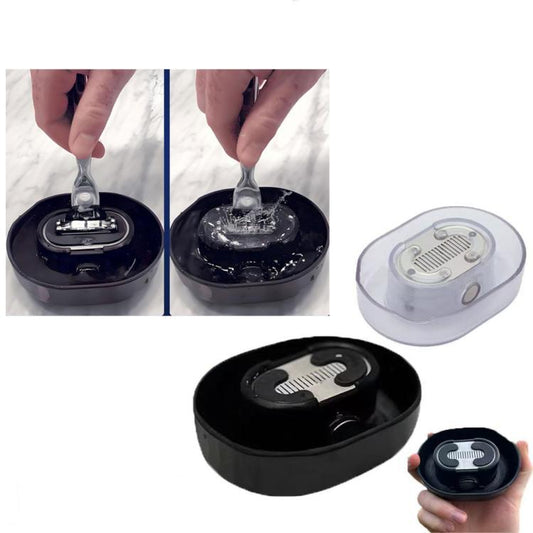 Razor Rinser No Batteries Need Save Water Shaver Cleaner(Transparent) - Shavers Parts by buy2fix | Online Shopping UK | buy2fix