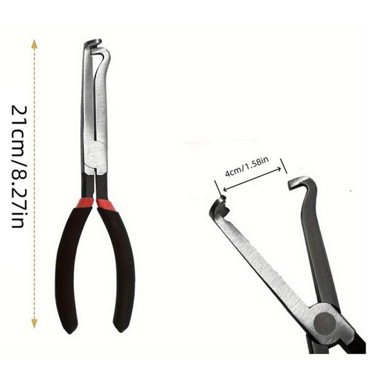 Car Wire Harness Plug Unplugging Plier Fuel Line And Electrical Disconnect Plier Hose Removal, Style: Straight Nozzle - Hand Tool Sets by buy2fix | Online Shopping UK | buy2fix