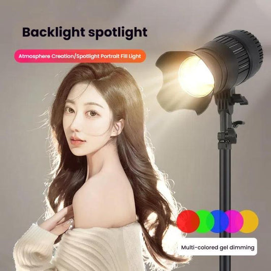 275W+2.1m Tripod+Crossbar 102 LEDs Spotlight Portrait Photography Fill Light Adjustable Focus Triple Color Temperature,US Plug - Selfie Light by buy2fix | Online Shopping UK | buy2fix