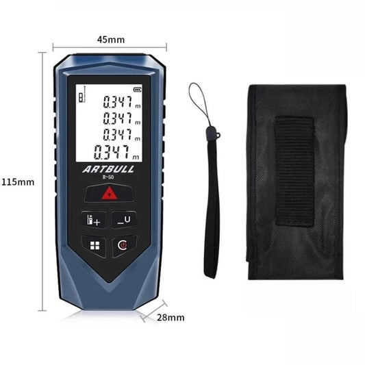 ARTBULL Handheld Infrared Laser Distance Meter Electronic Ruler(50m) - Laser Rangefinder by ARTBULL | Online Shopping UK | buy2fix