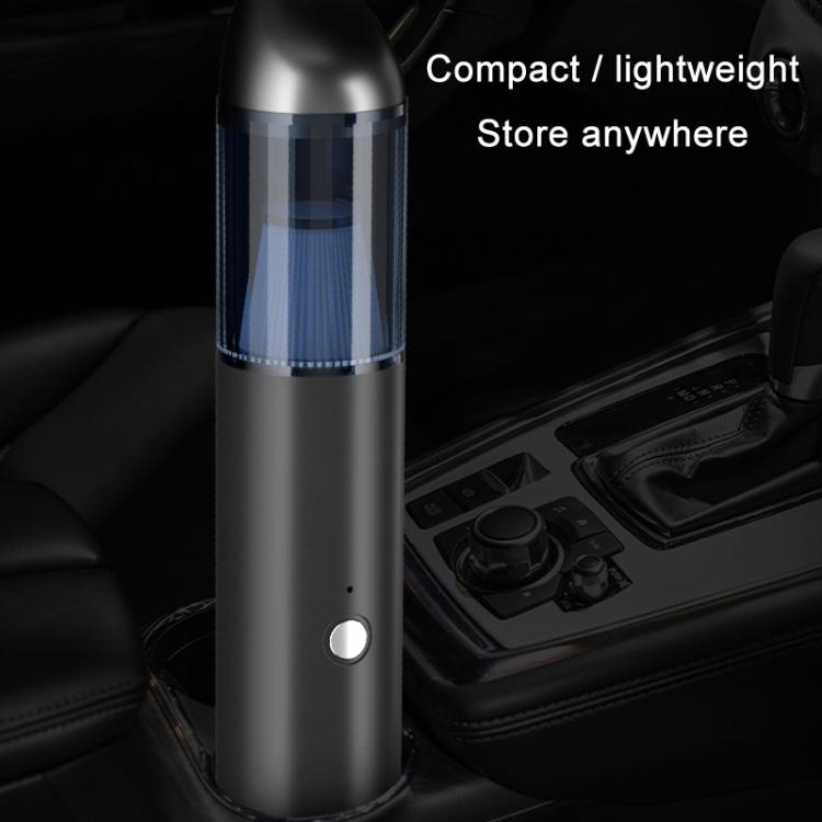 Portable Wireless Car Vacuum Cleaner Small Chargeable Handheld Wet / Dry Large Suction Household Vacuum Cleaner(Black) - Vacuum Cleaner by buy2fix | Online Shopping UK | buy2fix