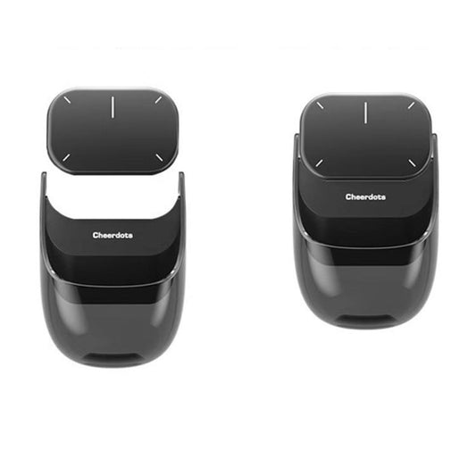 Cheerdots 2 Smart Magnetic Split Air Mouse Wireless Charging Bluetooth Dual Mode Mouse, Color: Dark Grey Recording - Wireless Mice by Cheerdots | Online Shopping UK | buy2fix