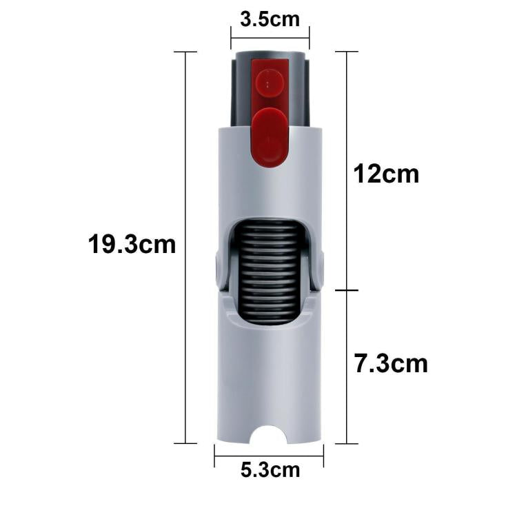 Steering Adapter For Dyson V7 V8 V10 V11 Vacuum Cleaner Bottom Conversion Head(White) - For Dyson Accessories by buy2fix | Online Shopping UK | buy2fix