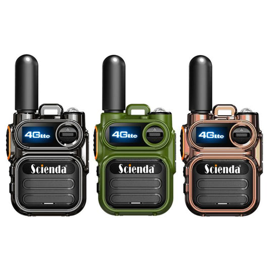 Scienda G388 Global-PTT 4G Two-way Wireless Walkie-talkie Portable Remote Communicator(Gray) - Handheld Walkie Talkie by Scienda | Online Shopping UK | buy2fix