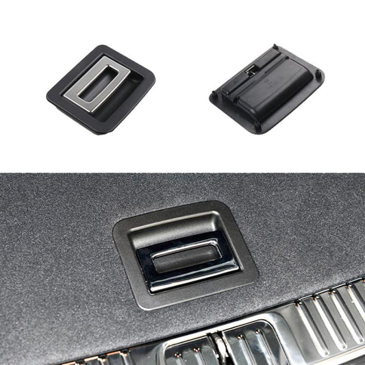 For 2010-2016 Porsche Cayenne / Paramera Car Boot Carpet Buckle Trunk Puller 95855111500, Style: Metal Model Black - Door Handles by buy2fix | Online Shopping UK | buy2fix