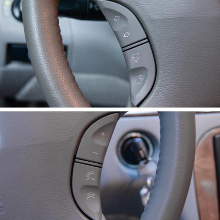 For Mercedes-Benz S-Class / CL-Class Car Steering Wheel Multi-Function Button Buttons 2208210679(Gray) - Steering Wheel Accessories by buy2fix | Online Shopping UK | buy2fix