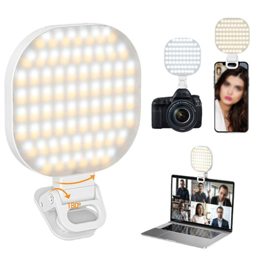 Smartphone Fill Light Selfie Live Streaming Computer Laptop Photography Light LED Video Conference Fill Lamp(White) - Selfie Light by buy2fix | Online Shopping UK | buy2fix