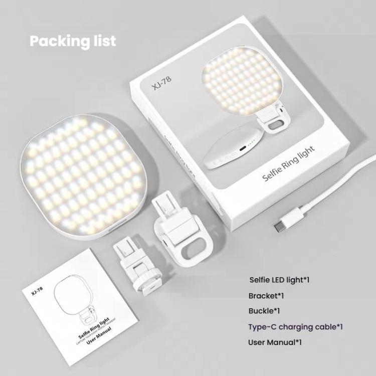 Smartphone Fill Light Selfie Live Streaming Computer Laptop Photography Light LED Video Conference Fill Lamp(White) - Selfie Light by buy2fix | Online Shopping UK | buy2fix