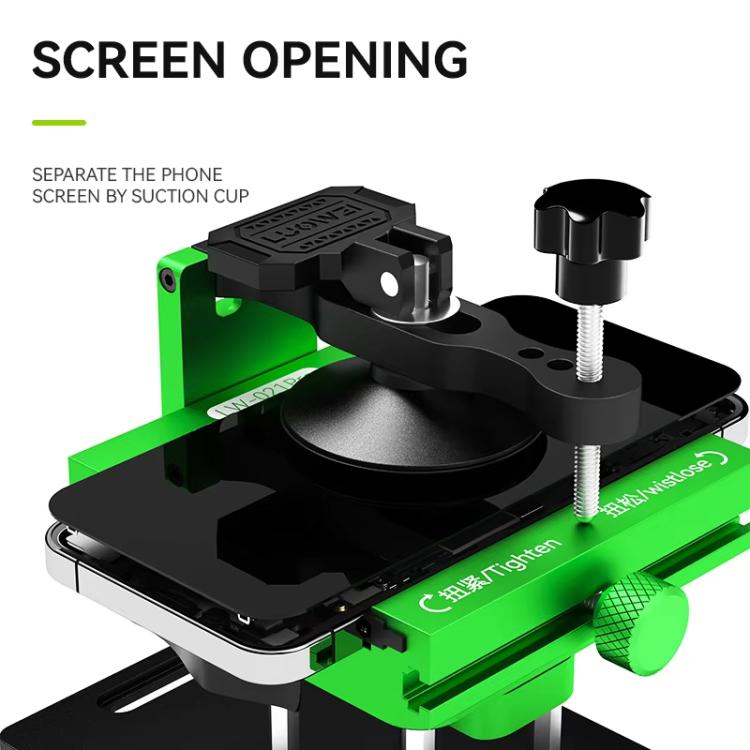 LUOWEI LW-021Pro Cell Phone Back Cover Removal and Screen Replacement 2 In 1 Rotary Jig - Repair Fixture by LUOWEI | Online Shopping UK | buy2fix