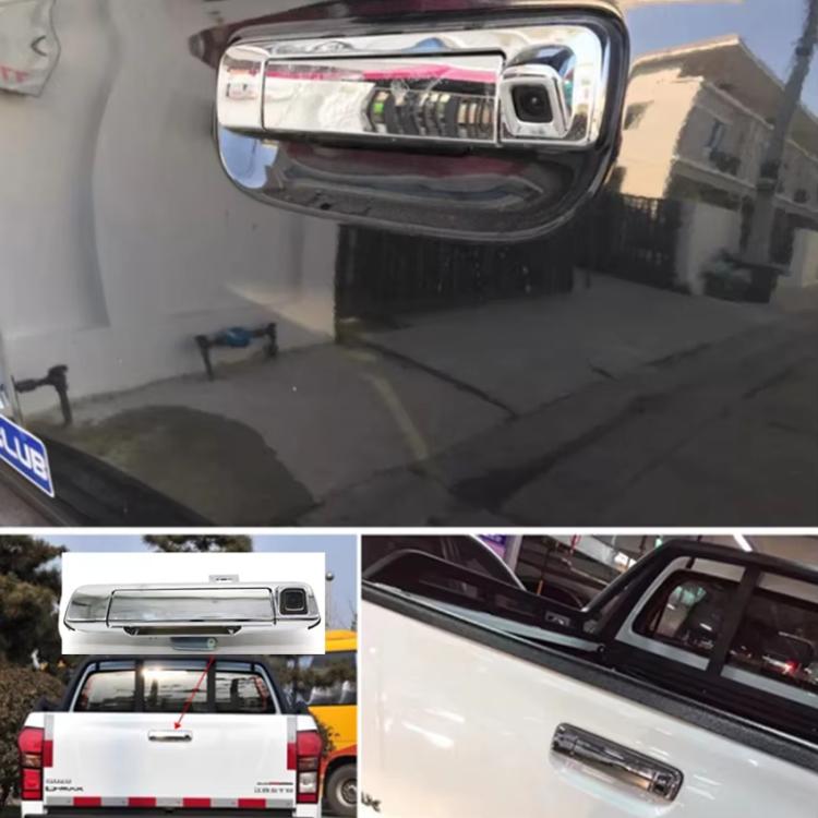 For Isuzu D-MAX Electroplated Car Tailgate Handle, OE: With Camera Hole 8-98202618-1 - Door Handles by buy2fix | Online Shopping UK | buy2fix