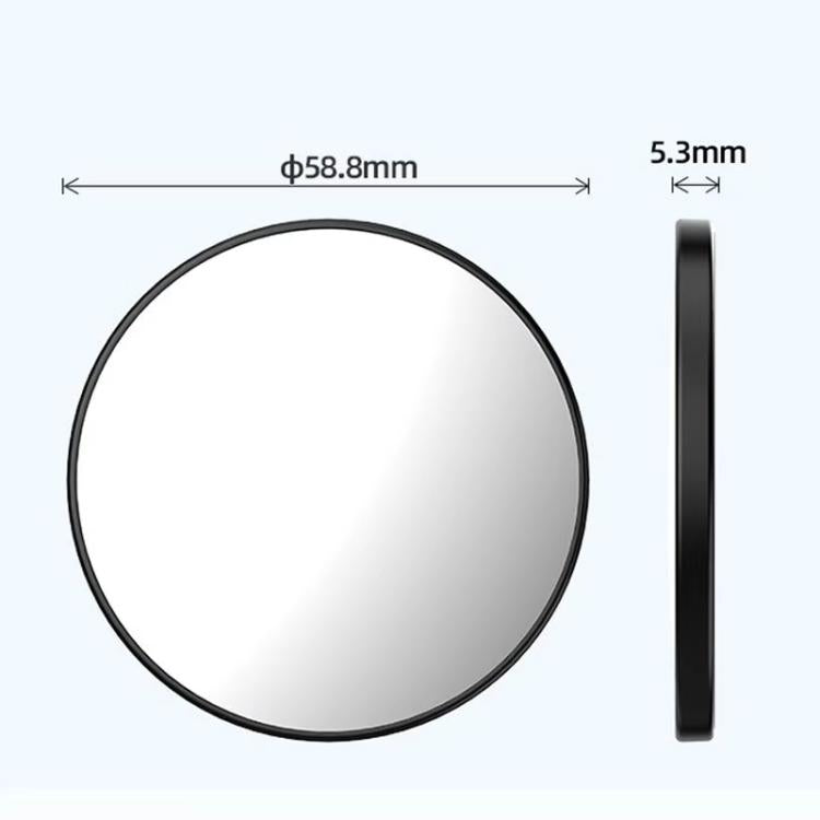 HEPAIL 101D-A Cell Phone Magnetic Selfie Mirror Magsaef Rear HD Photo Assist Convex Mirror(Black) - Others Accessories by HEPAIL | Online Shopping UK | buy2fix